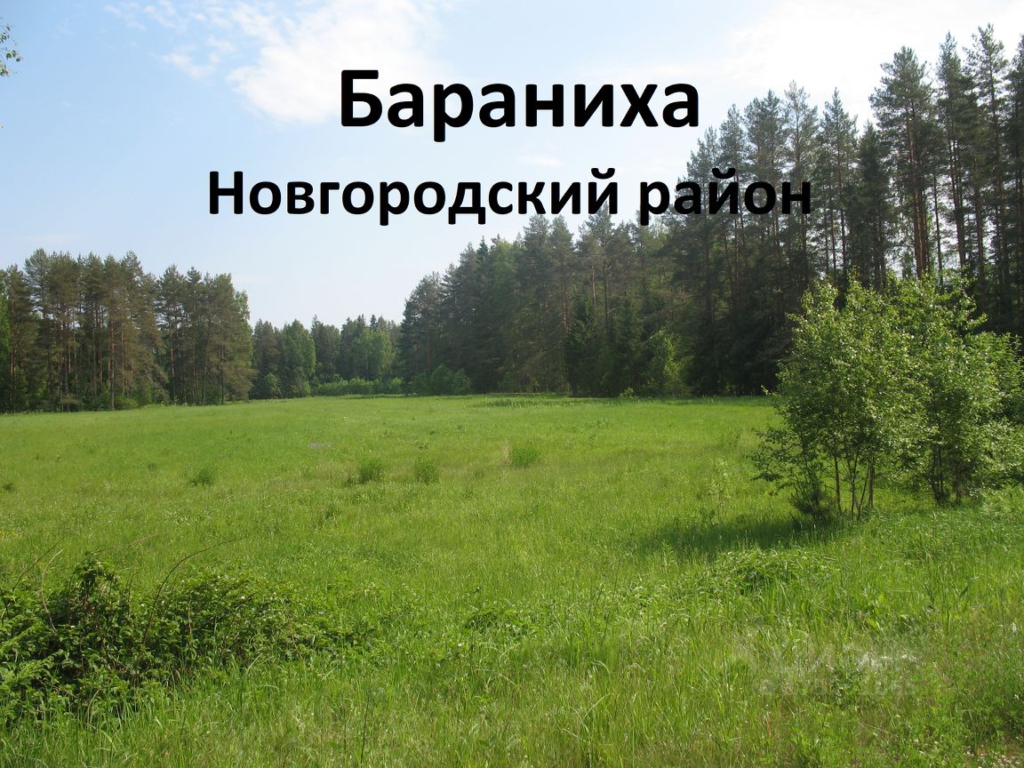 Купить загородную недвижимость в деревне Бараниха Новгородского района,  продажа загородной недвижимости - база объявлений Циан. Найдено 5 объявлений