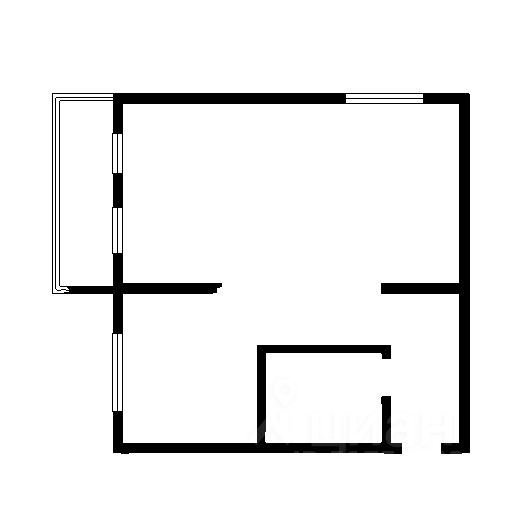Планировка этой квартиры по данным Циан