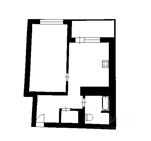 1-комн., 45 м², 9/25 этаж