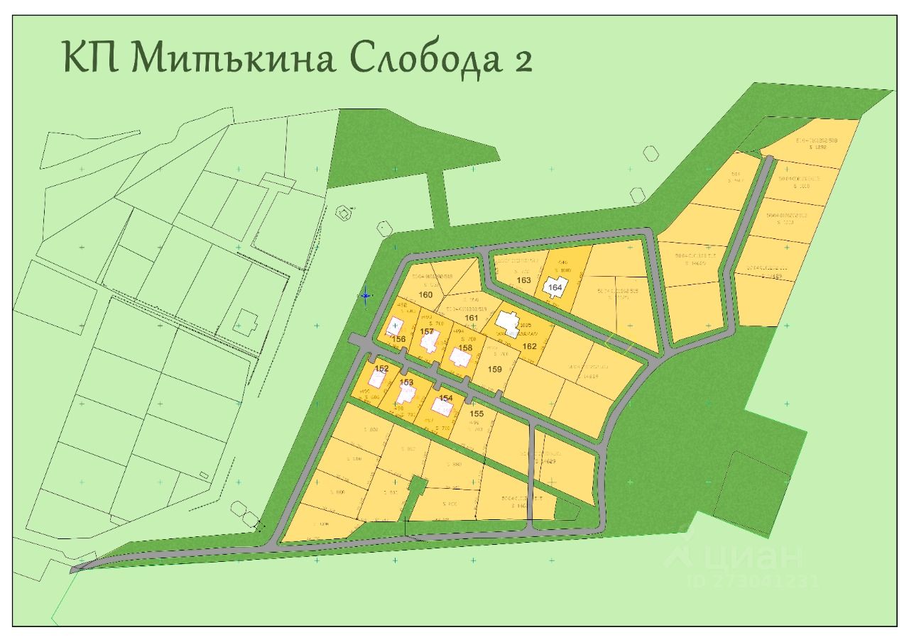 Купить земельный участок в деревне Митькино Московской области, продажа  земельных участков - база объявлений Циан. Найдено 3 объявления