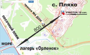 участок 10.0 сот.