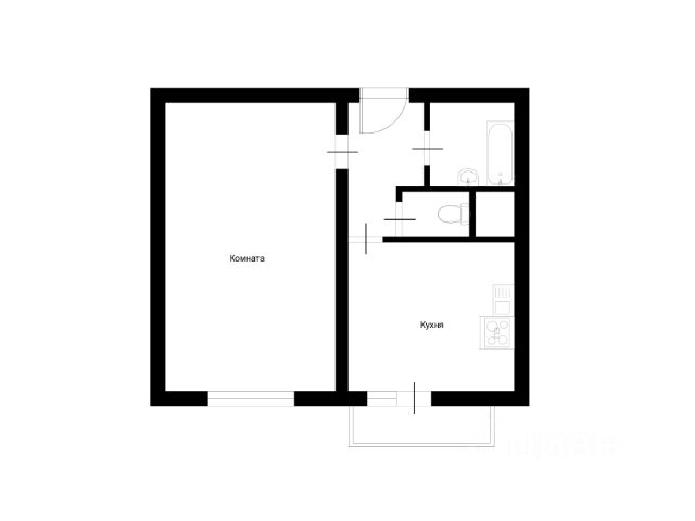 1-комн., 40 м², 10/22 этаж