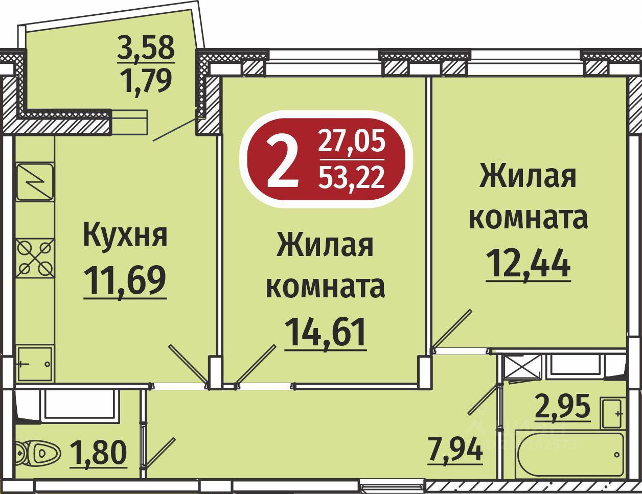 Купить 2-комнатную квартиру в ЖК Новая Богданка в Чебоксарах от  застройщика, официальный сайт жилого комплекса Новая Богданка, цены на  квартиры, планировки. Найдено 3 объявления.