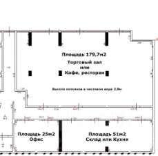 торг. площадь 261 м², этаж 1