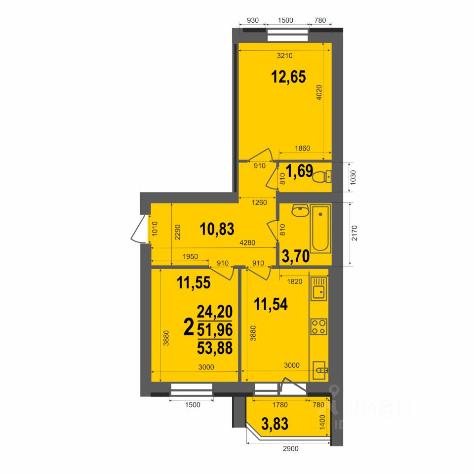 Купить 2-комнатную квартиру в центре в Коврове, продажа 2-комнатных квартир  в центре города. Найдено 10 объявлений.