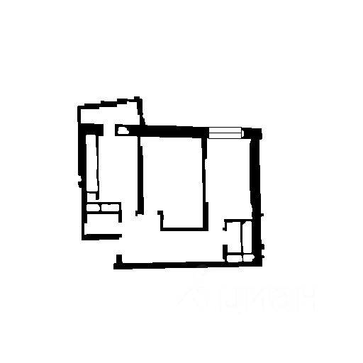 Планировка этой квартиры по данным Циан