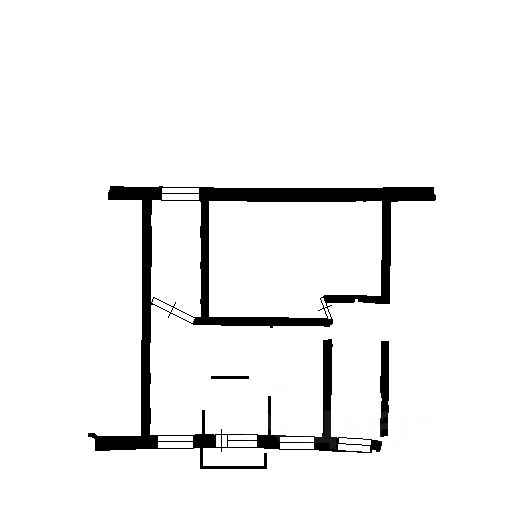 Планировка этой квартиры по данным Циан