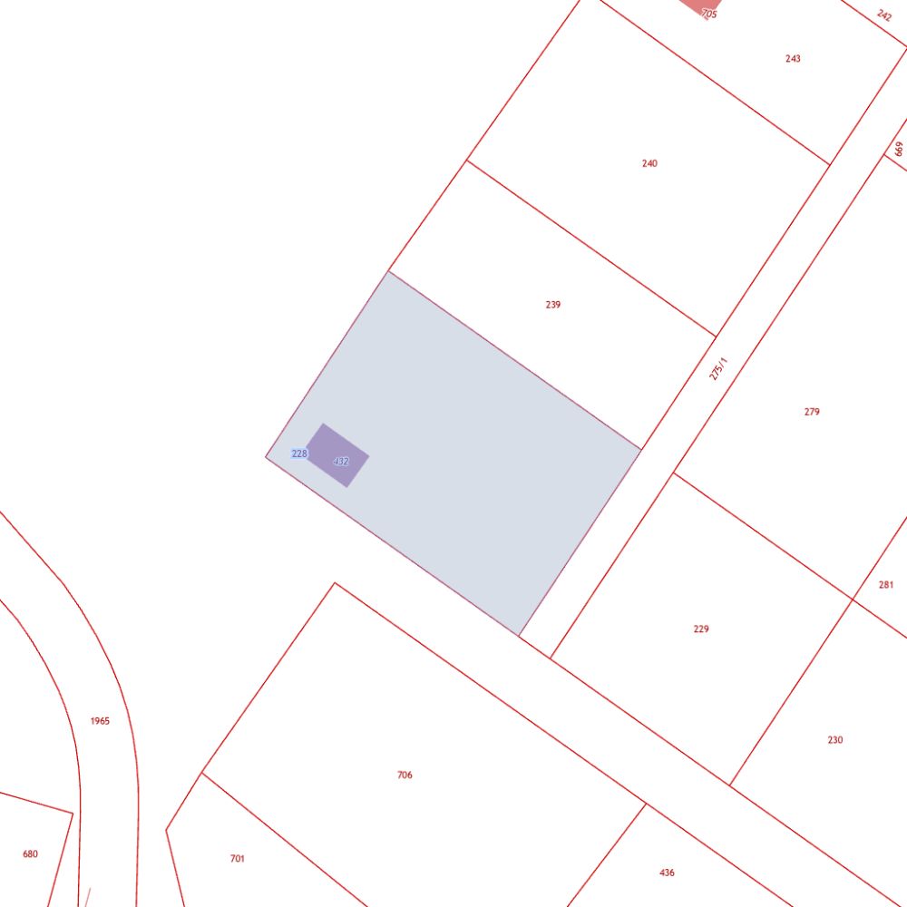 Превью плана участка