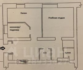 торг. площадь 59 м², этаж 1