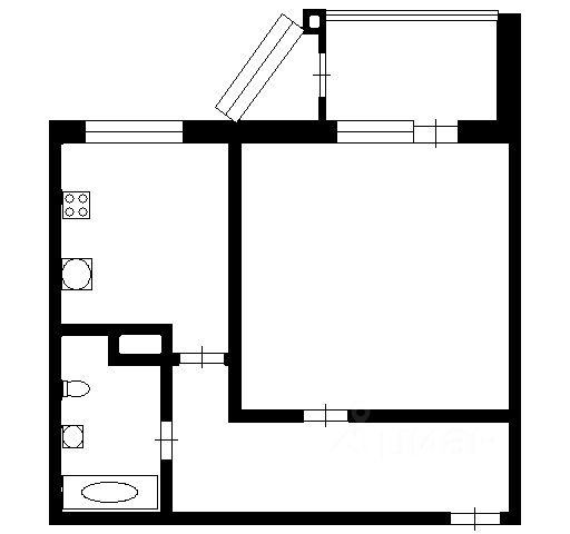 1-комн., 42 м², 4/17 этаж