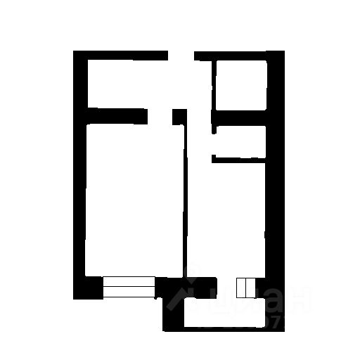 Планировка этой квартиры по данным Циан