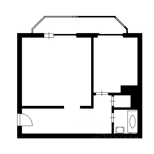 Планировка этой квартиры по данным Циан