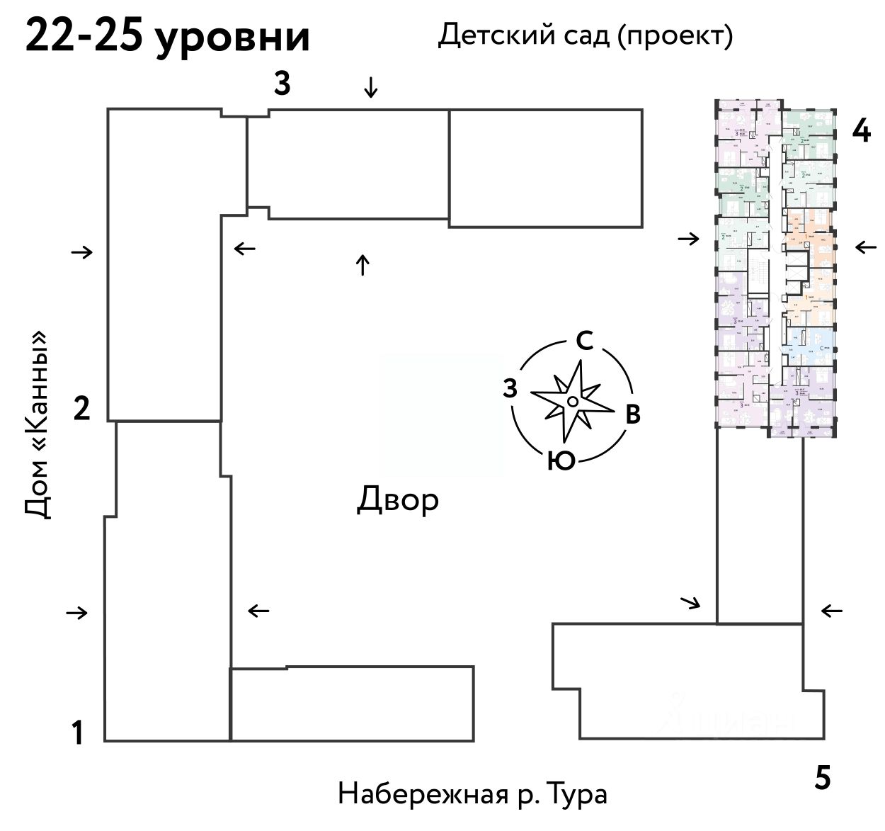 Купить однокомнатную квартиру 34,8м² Береговая ул., 100к1, Тюмень,  Тюменская область - база ЦИАН, объявление 290921553