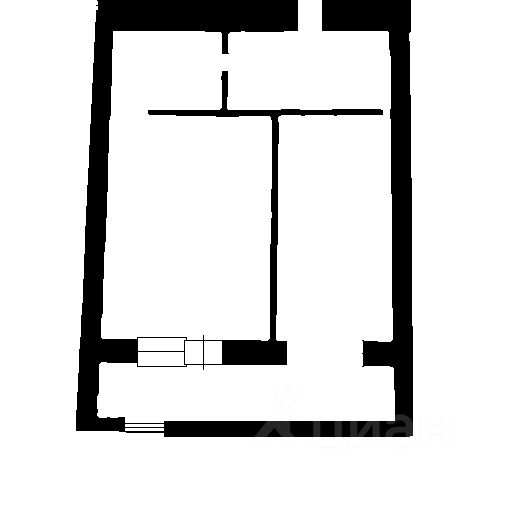 Планировка этой квартиры по данным Циан