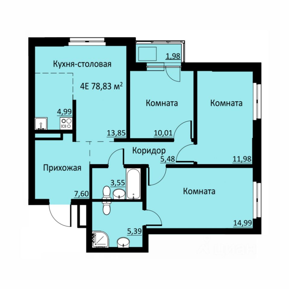 Купить 4-комнатную квартиру на 11 этаже в деревне Кондратово Пермского  края. Найдено 2 объявления.