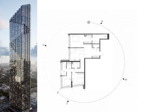 3-комн.кв., 123 м², этаж 38