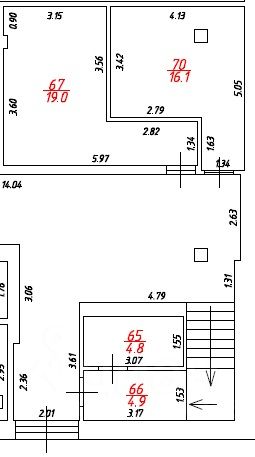 торг. площадь 550 м², этаж 2