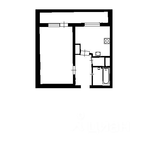 Планировка этой квартиры по данным Циан