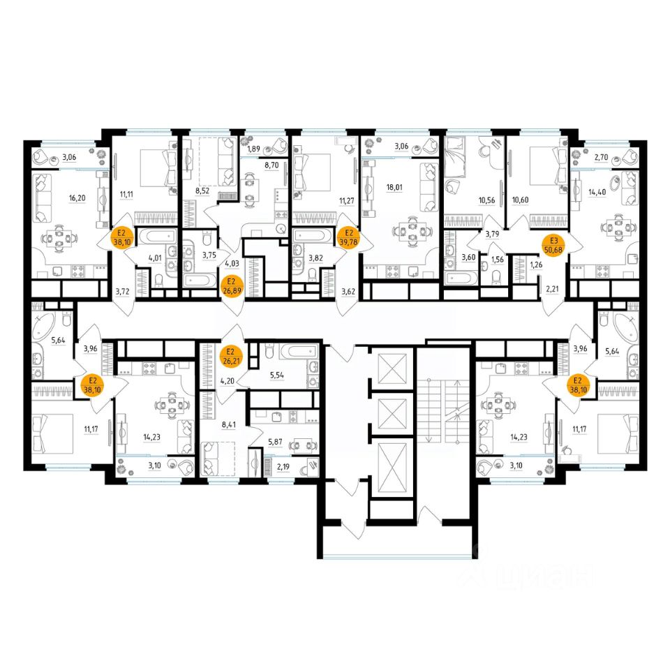 Купить 1-комнатную квартиру в центре в Рязани, продажа 1-комнатных квартир  в центре города. Найдено 731 объявление.