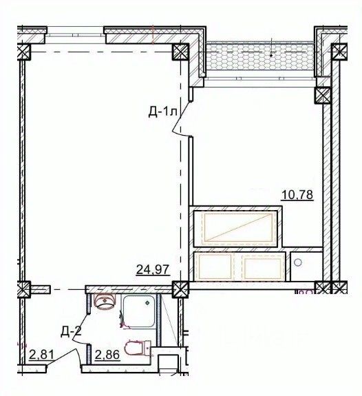 ПродаетсяАпартаменты-студия,42,12м²