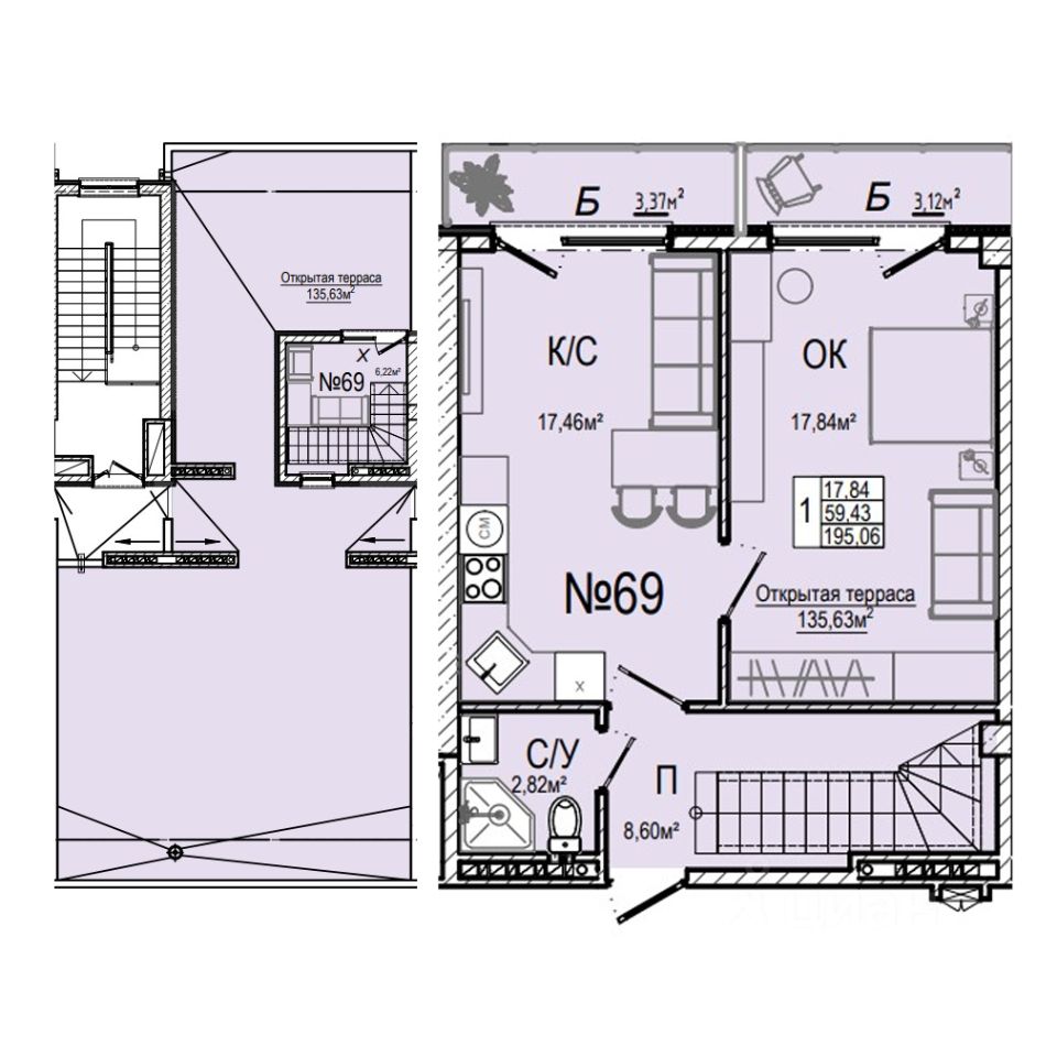 Квартира в новостройке, Крым, Севастополь, 8 914 500