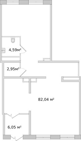 своб. назнач. 98 м², этаж 1