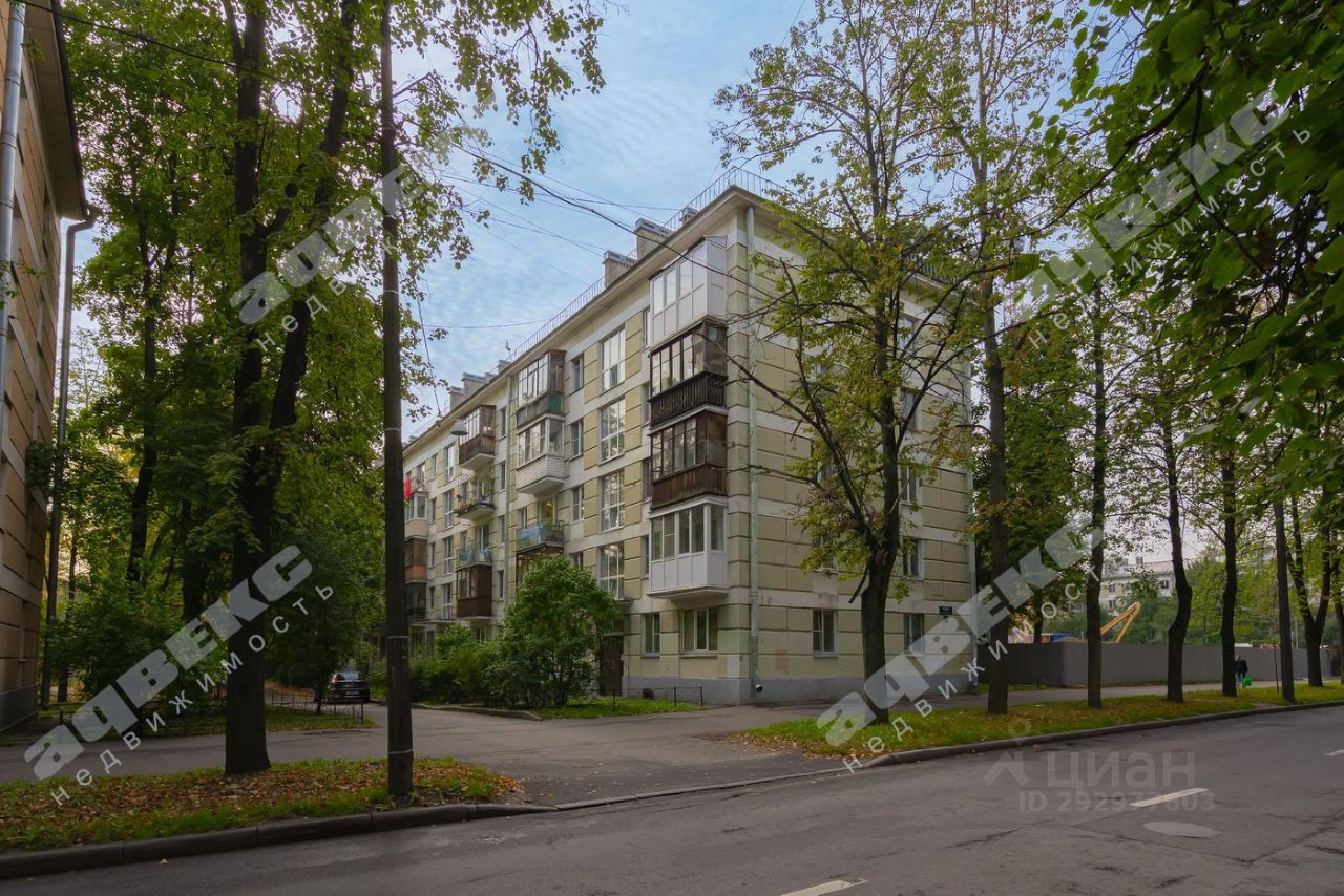 Купить трехкомнатную квартиру 53,9м² Алтайская ул., 41, Санкт-Петербург, м.  Московская - база ЦИАН, объявление 292977603