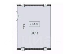 своб. назнач. 59 м², этаж 1