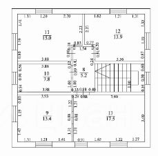 2-этаж. дом 155 м²