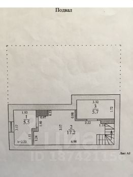 3-этаж. дом 215 м²