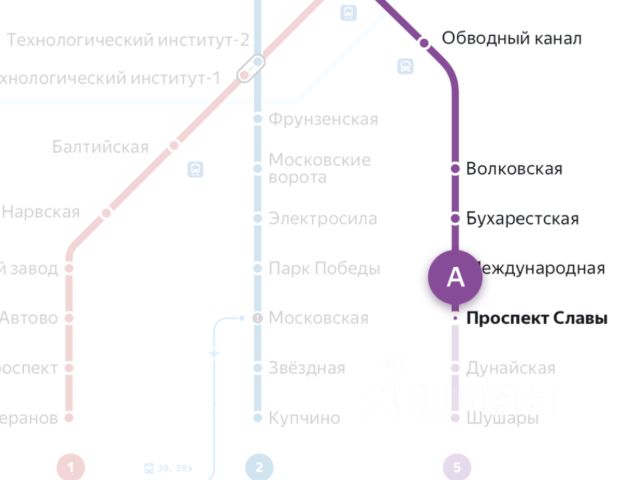 1-комн. апарт., 40 м², 6/26 этаж