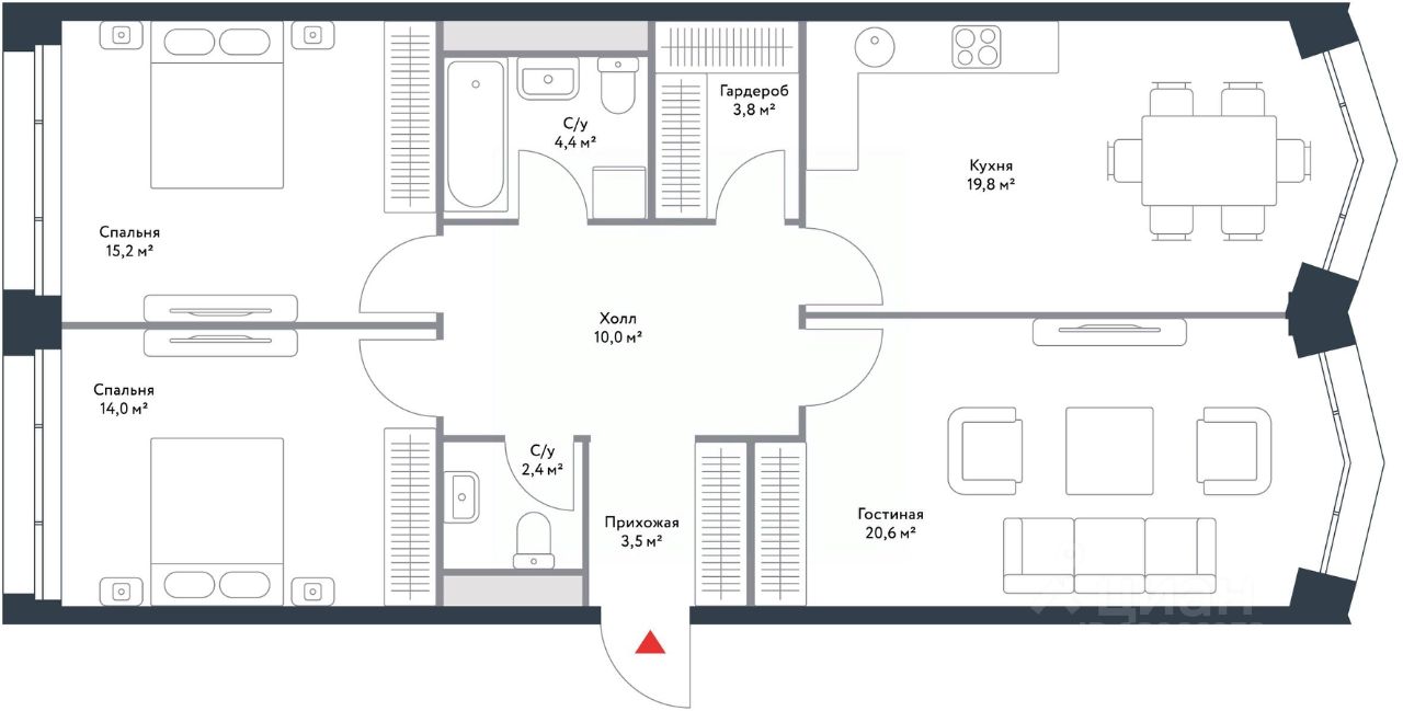 Купить квартиру в новостройках рядом с метро Волжская, цена на официальном  сайте от застройщика, продажа квартир в новом доме. Найдено 10 объявлений.