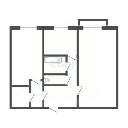 2-комн.кв., 44 м², этаж 2