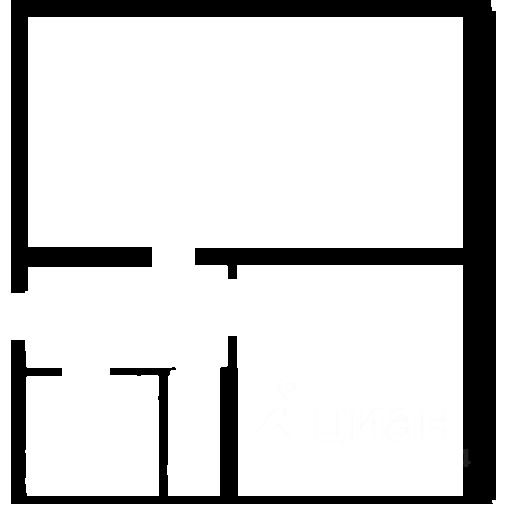 Планировка этой квартиры по данным Циан
