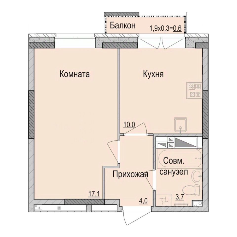 Купить 1-комнатную квартиру на улице Камбарская в городе Ижевск, продажа  однокомнатных квартир во вторичке и первичке на Циан. Найдено 25 объявлений