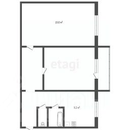 2-комн.кв., 48 м², этаж 1