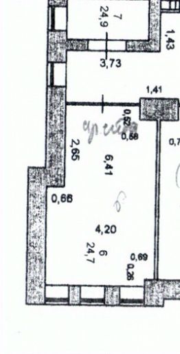 своб. назнач. 24 м², этаж 2