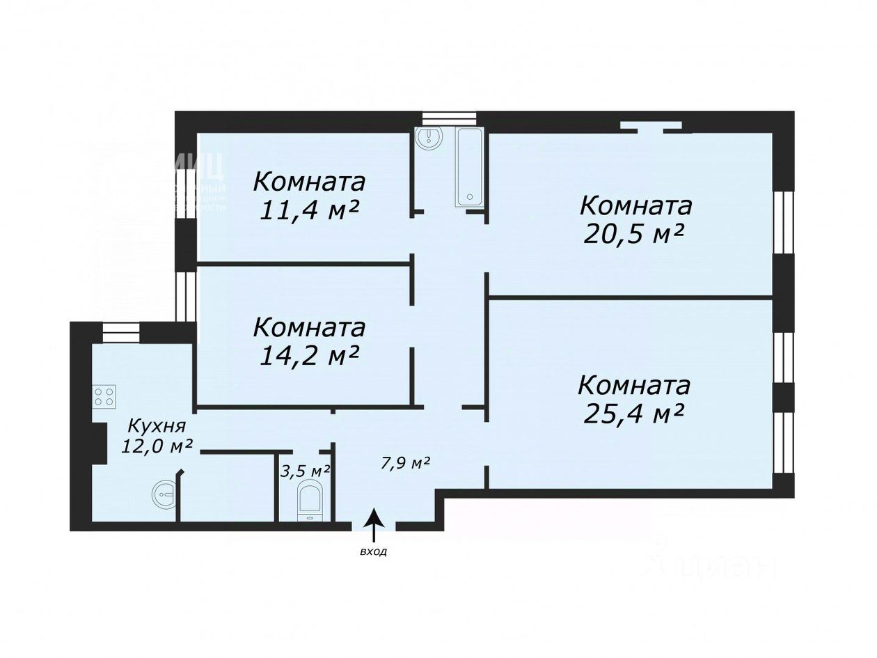 Купить 4-комнатную квартиру на улице Маросейка в Москве, продажа  четырехкомнатных квартир во вторичке и первичке на Циан. Найдено 2  объявления