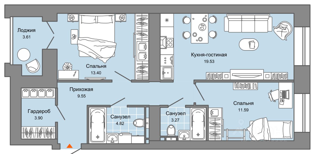 Купить квартиру в Кирове, продажа квартир во вторичке и первичке на Циан.  Найдено 2 906 объявлений