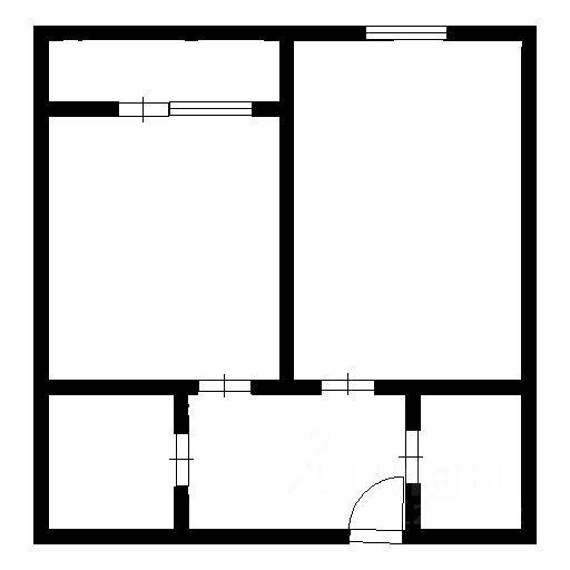 Планировка этой квартиры по данным Циан
