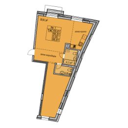 2-комн.кв., 67 м², этаж 2