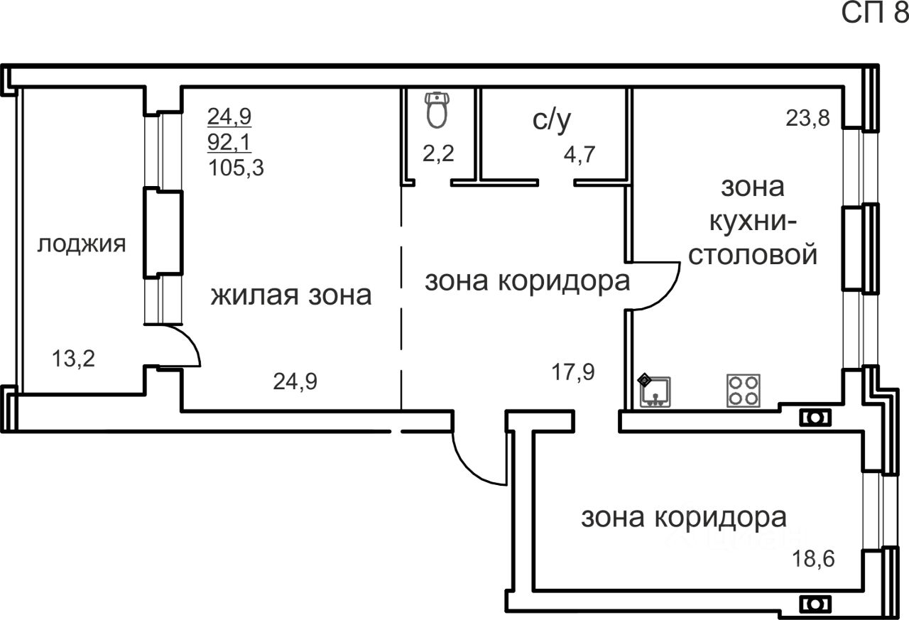 Купить 3-комнатную квартиру в районе Индустриальный в городе Череповец,  продажа трехкомнатных квартир во вторичке и первичке на Циан. Найдено 116  объявлений