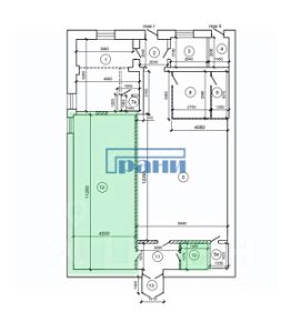 торг. площадь 55 м², этаж 1