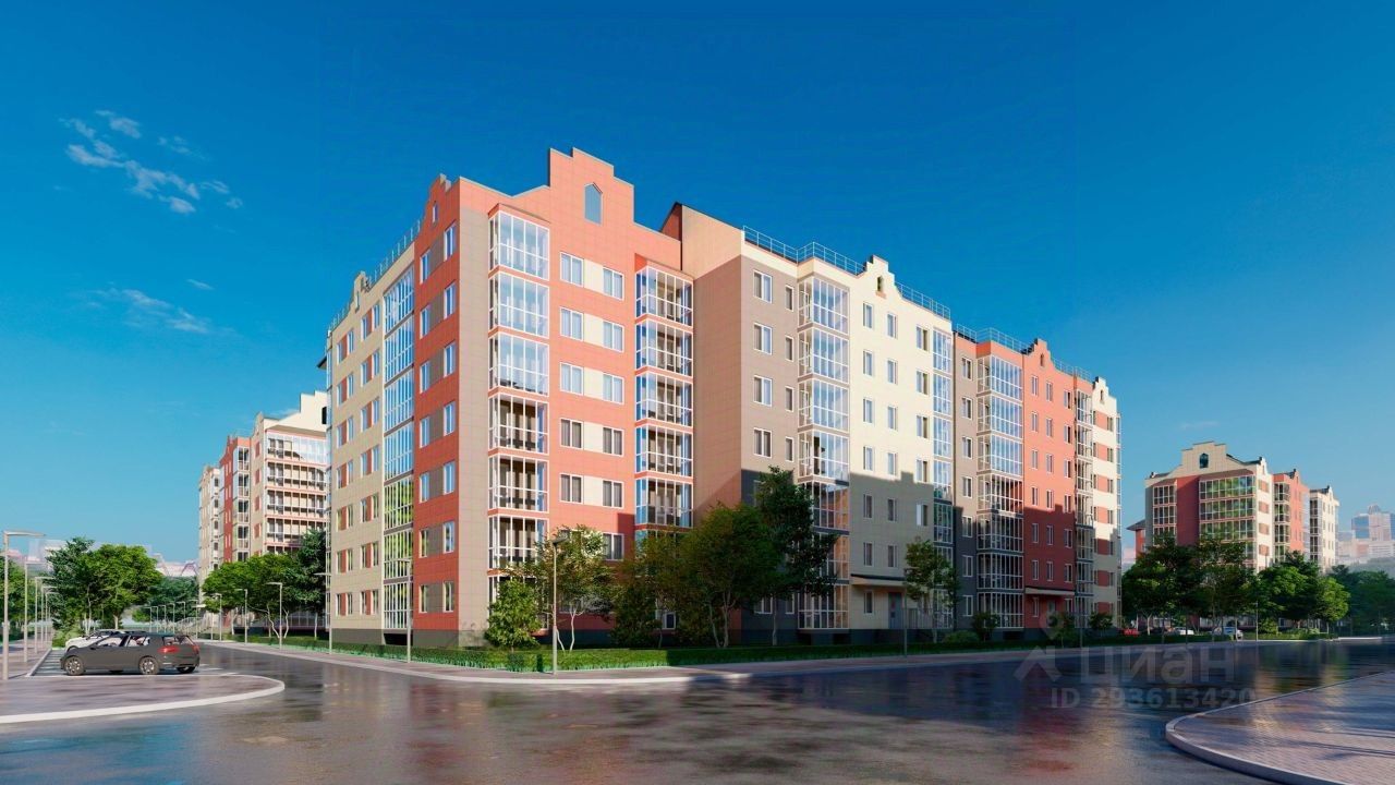 Купить двухкомнатную квартиру 46,9м² лит1, Краснодар, Краснодарский край,  Европа-Сити жилой комплекс, Европа Клубный Квартал 6 жилой комплекс - база  ЦИАН, объявление 293613420