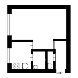 1-комн.кв., 32 м², этаж 1