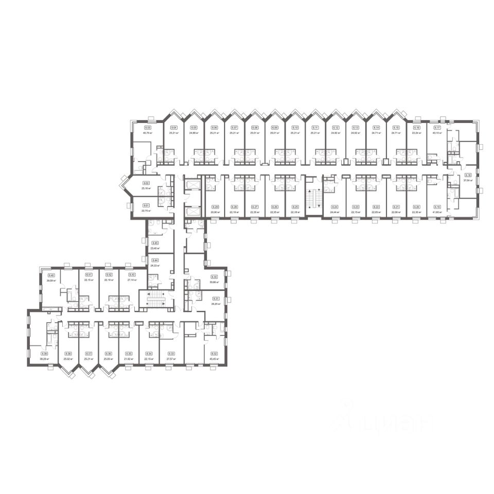 Продажа однокомнатных апартаментов 40,1м² ул. Николая Старостина, вл14,  Москва, м. Новокосино - база ЦИАН, объявление 296192998