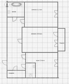 2-комн.кв., 52 м², этаж 5