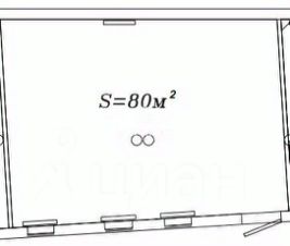 своб. назнач. 80 м², этаж 1