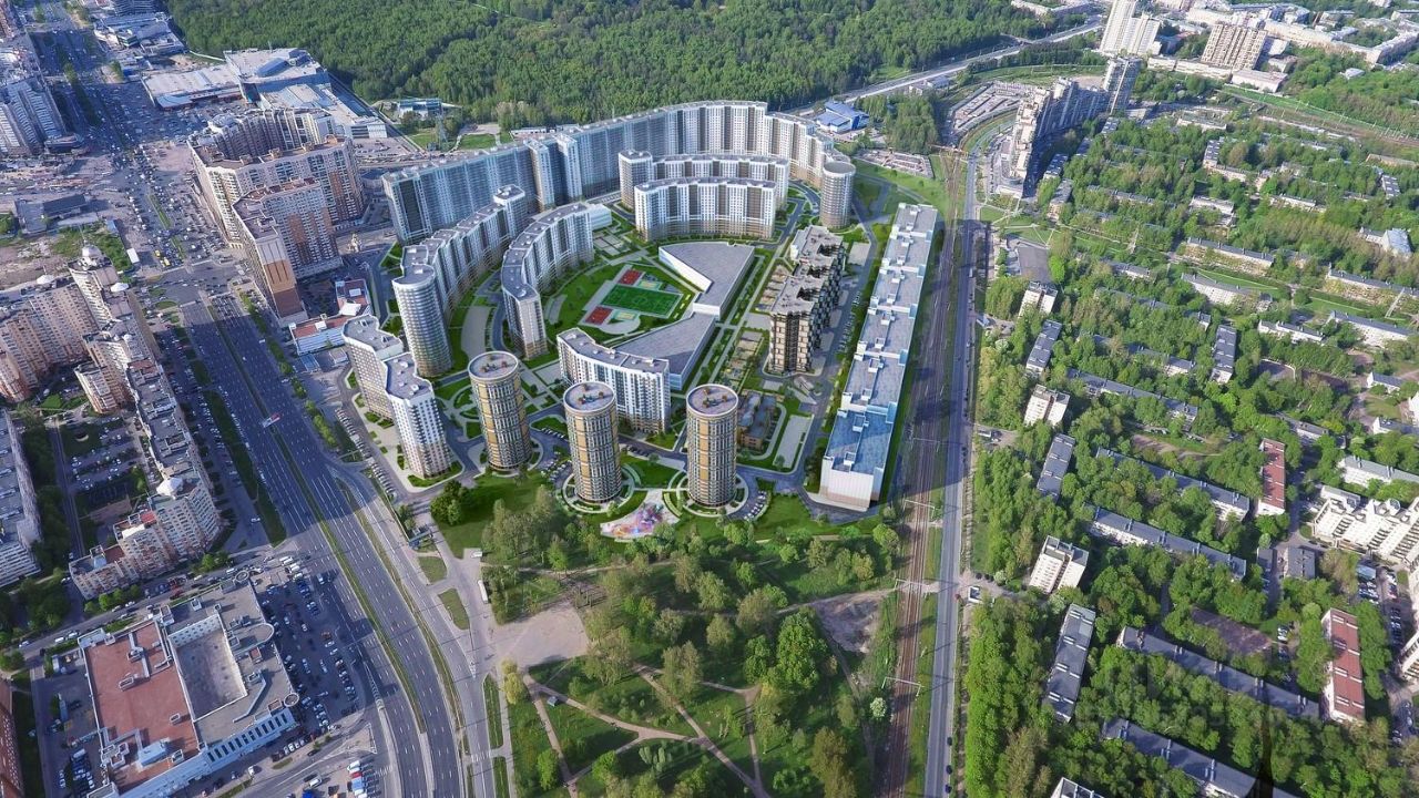 Продажа двухкомнатной квартиры 53,1м² Коломяжский просп., 13к3,  Санкт-Петербург, м. Пионерская - база ЦИАН, объявление 296705446