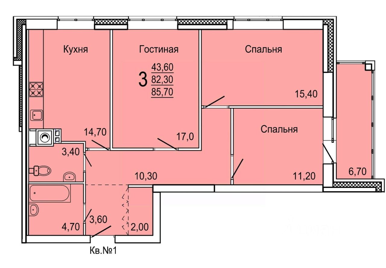 Купить 3-комнатную квартиру на улице Седова в городе Тула, продажа  трехкомнатных квартир во вторичке и первичке на Циан. Найдено 13 объявлений